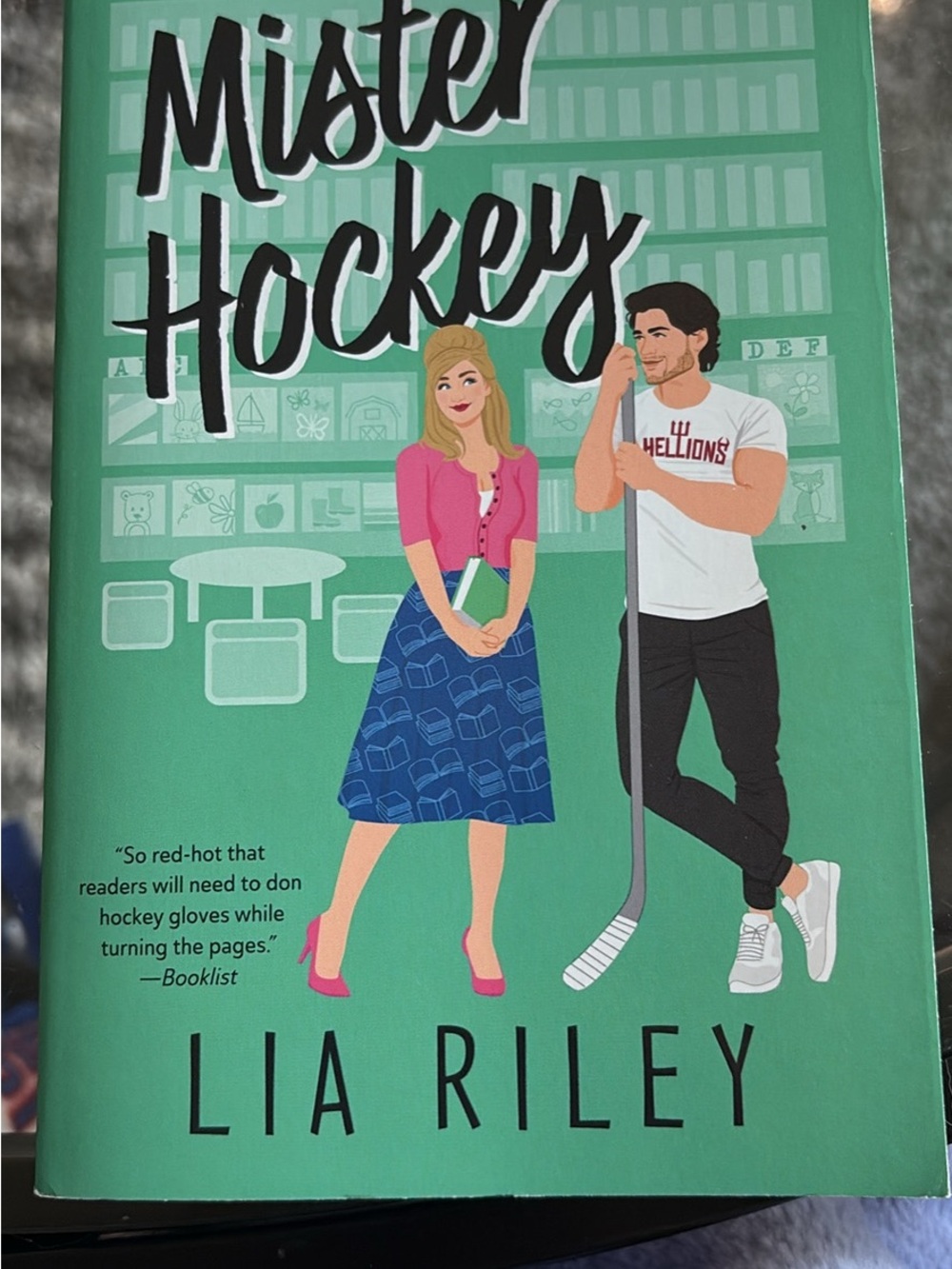 "Mister Hockey" Hardcover Book - Green Cover